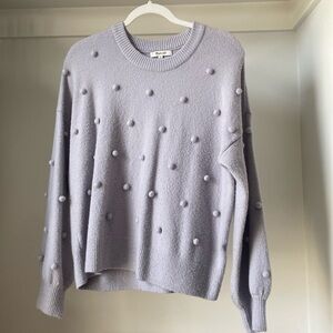Madewell lilac crew neck sweater